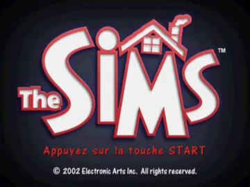 The Sims screen shot title